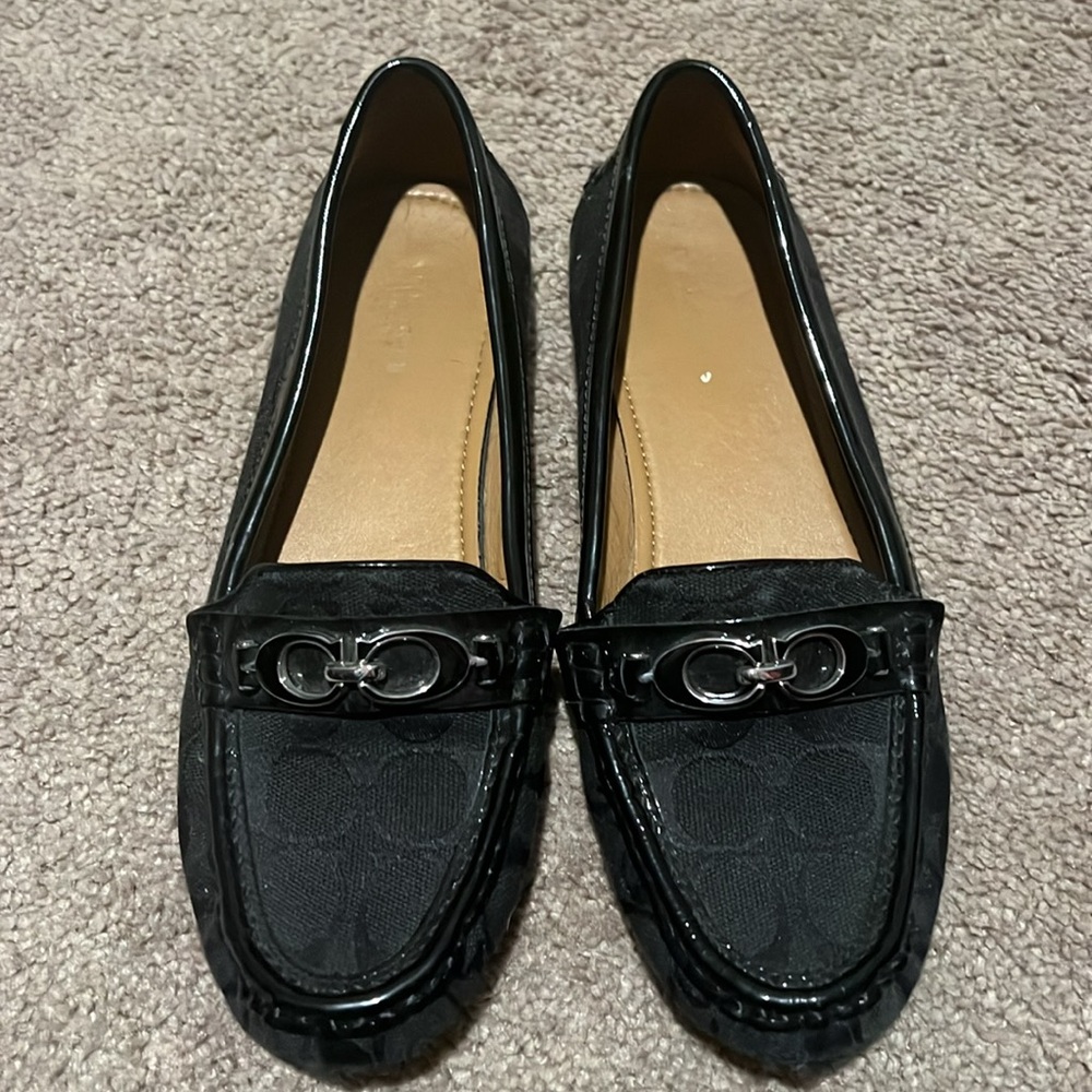 Coach black flats. Size 7.5 - Picture 2 of 8
